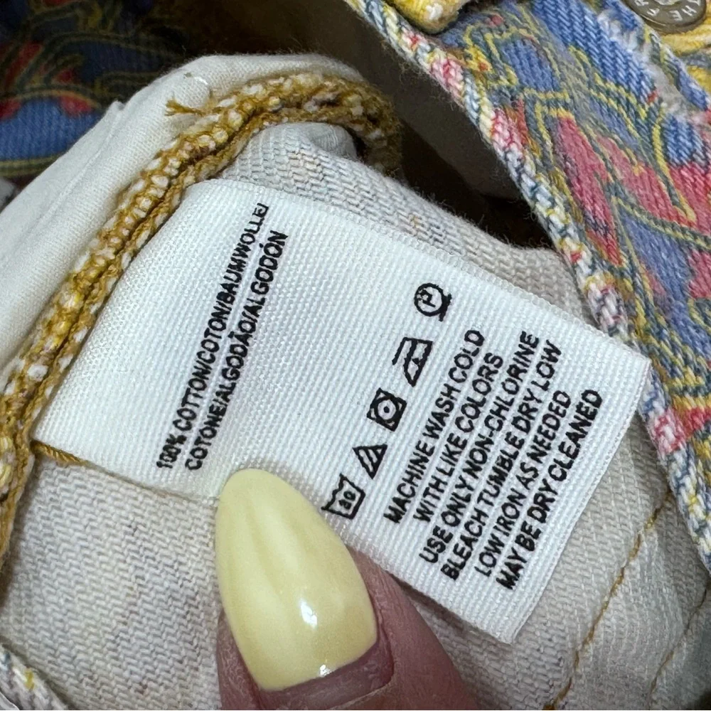 NWT We The Free Printed Cut Off Bermuda Shorts - Picture 5 of 5